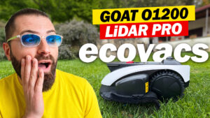 Ecovacs GOAT O1200 LiDAR Pro recensione: robot tagliaerba senza filo con trimmer integrato