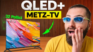 Metz 32MQH7000Z recensione: Smart TV QLED economica con Google TV